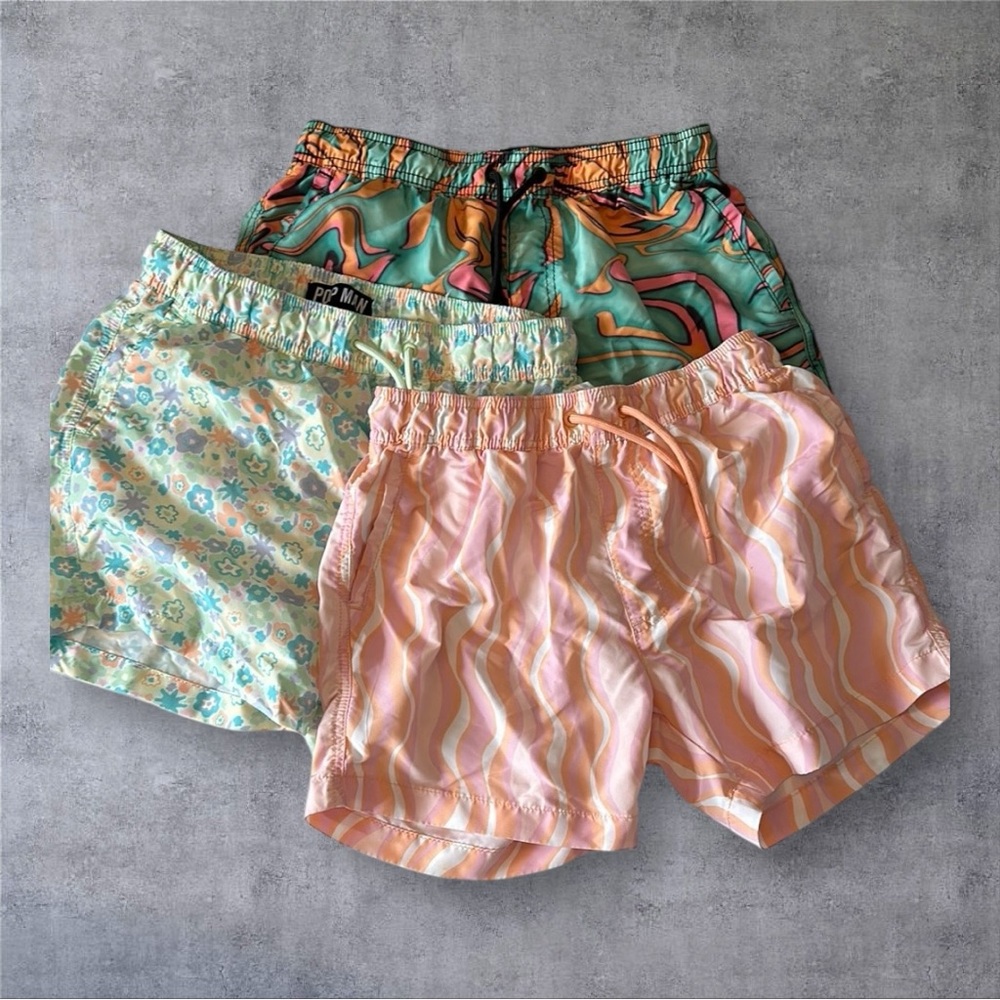 Urban Planet Men's Swim Trunks - Multicolor Set